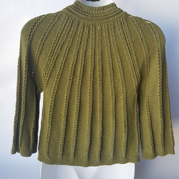 Charter Club Women's  Olive Cardigan Petite P/S - Picture 3 of 7